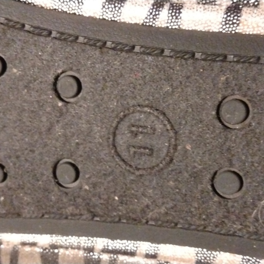 🦓 Glossy Ballet Flats Ladies Sz. 11 - Picture 6 of 8